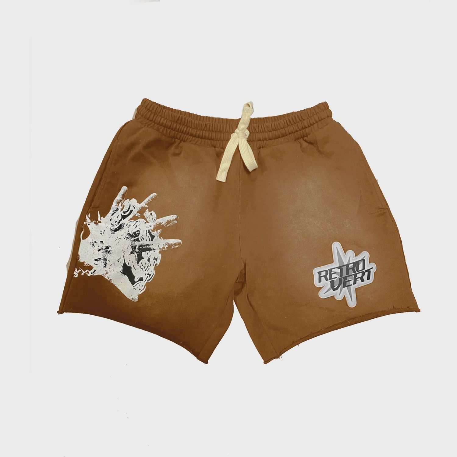Retrovert Spiked Hands Shorts Cactus