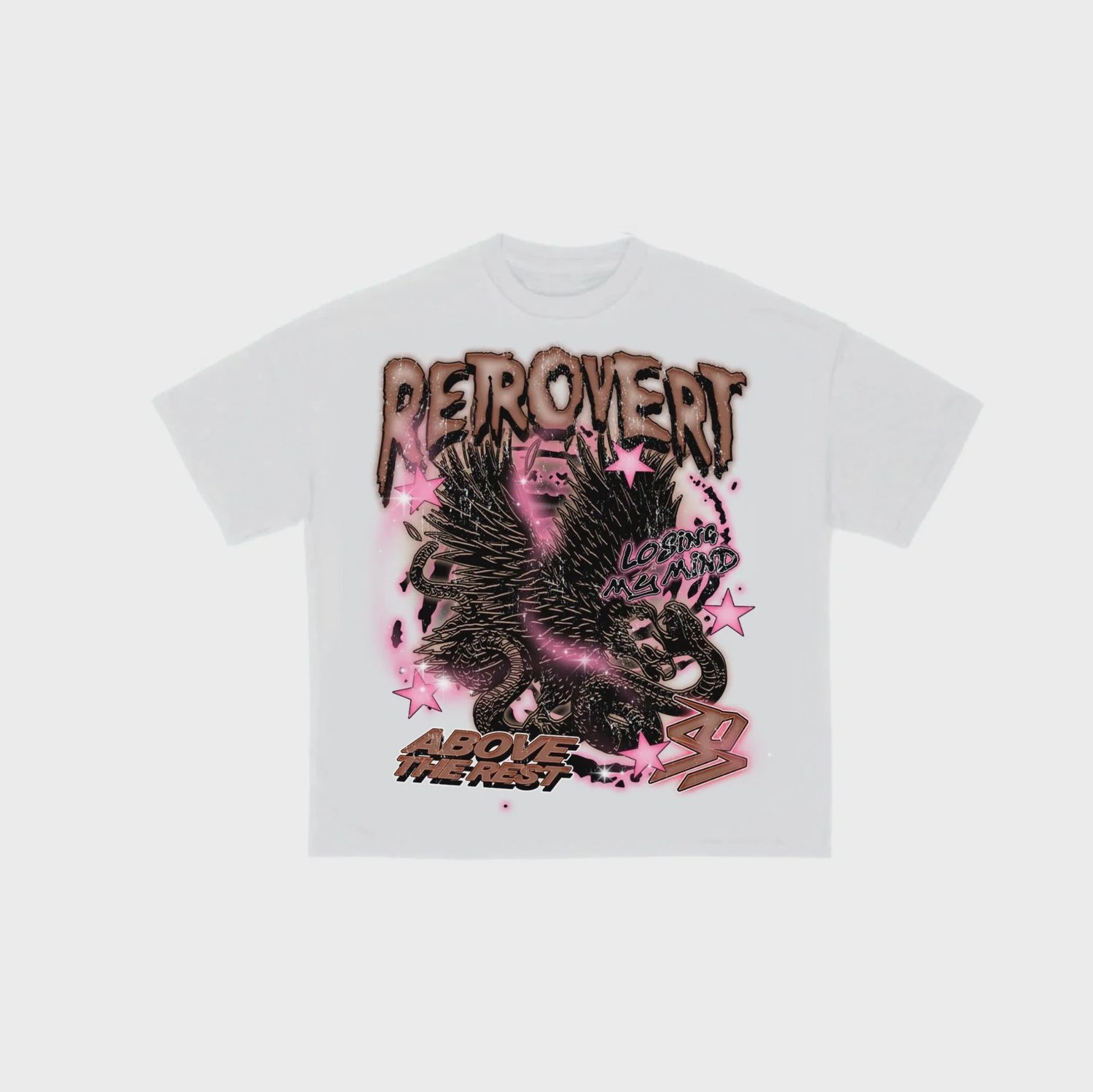 Retrovert Star Eagle Tee Mocha