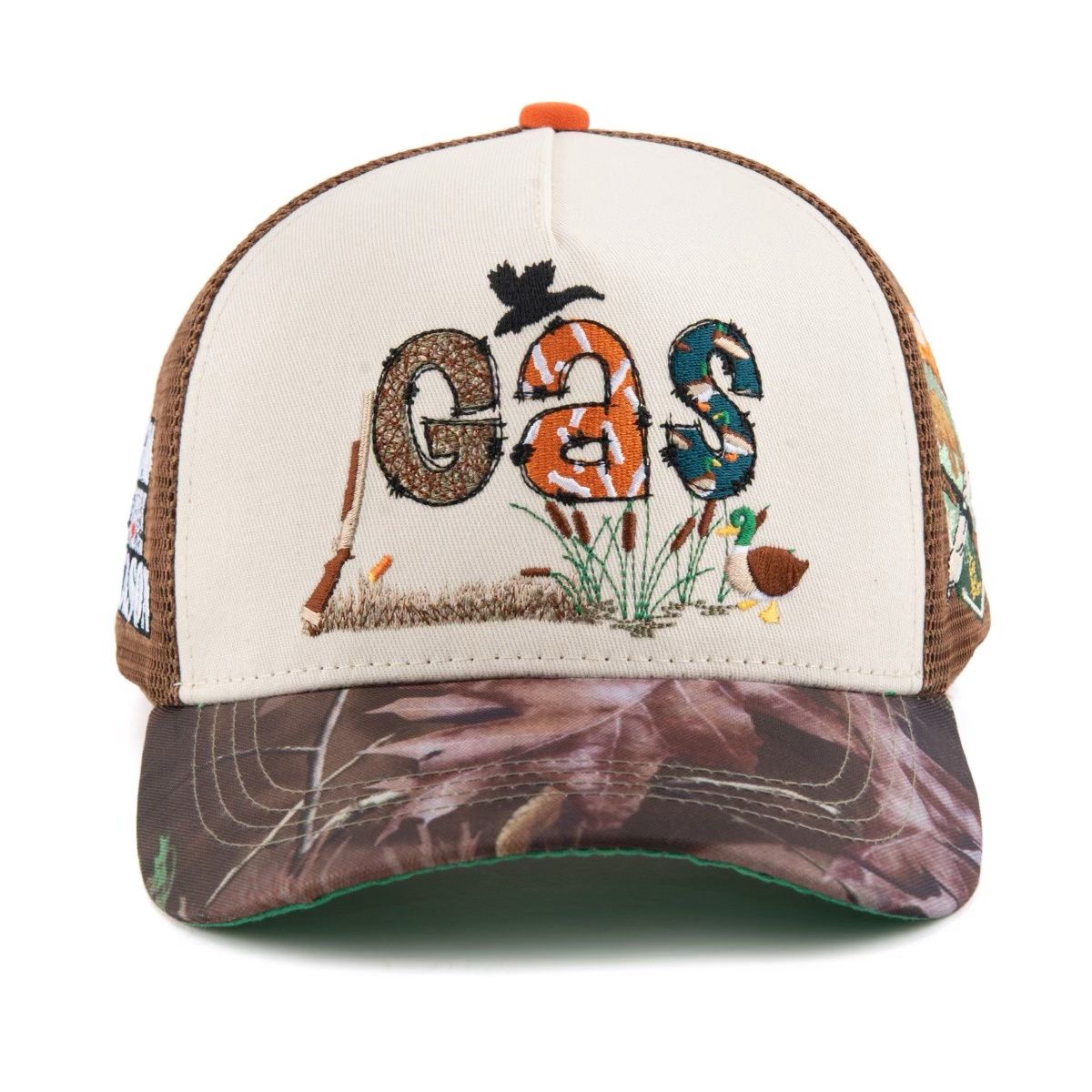 GAS Brown Camo Trucker Hat