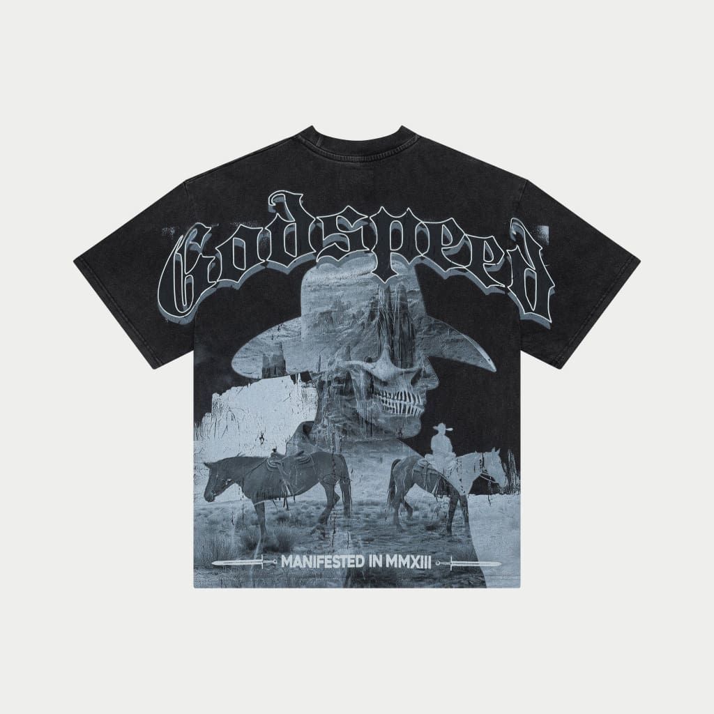 Godspeed Once Upon A Time Tee Black Wash