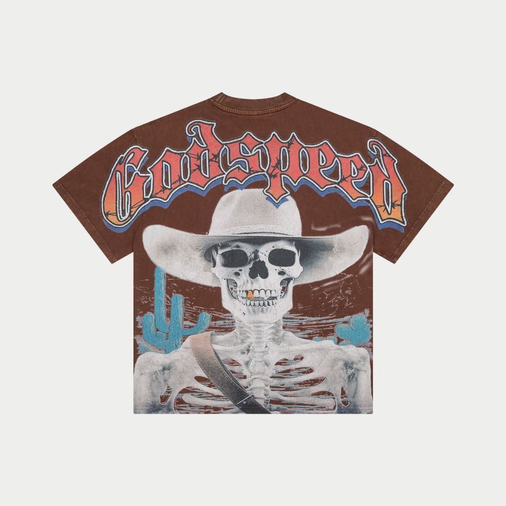 Godspeed Goldie Tee Brown Washed