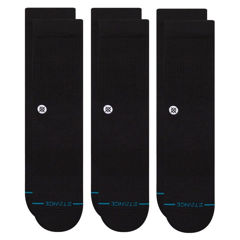 Stance Icon Crew 3 Pack Black L