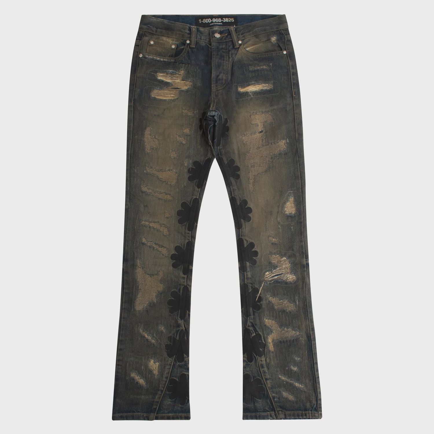 Lost Shdws Jeans Dirty Blue Wax