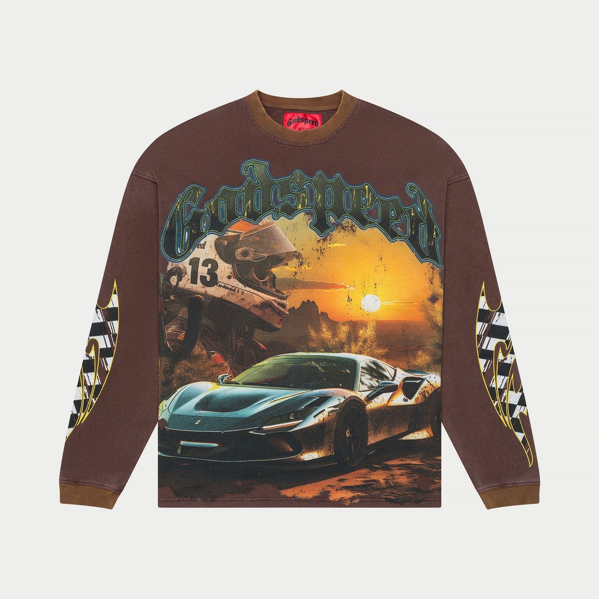 Godspeed Sunset Drift LS Brown