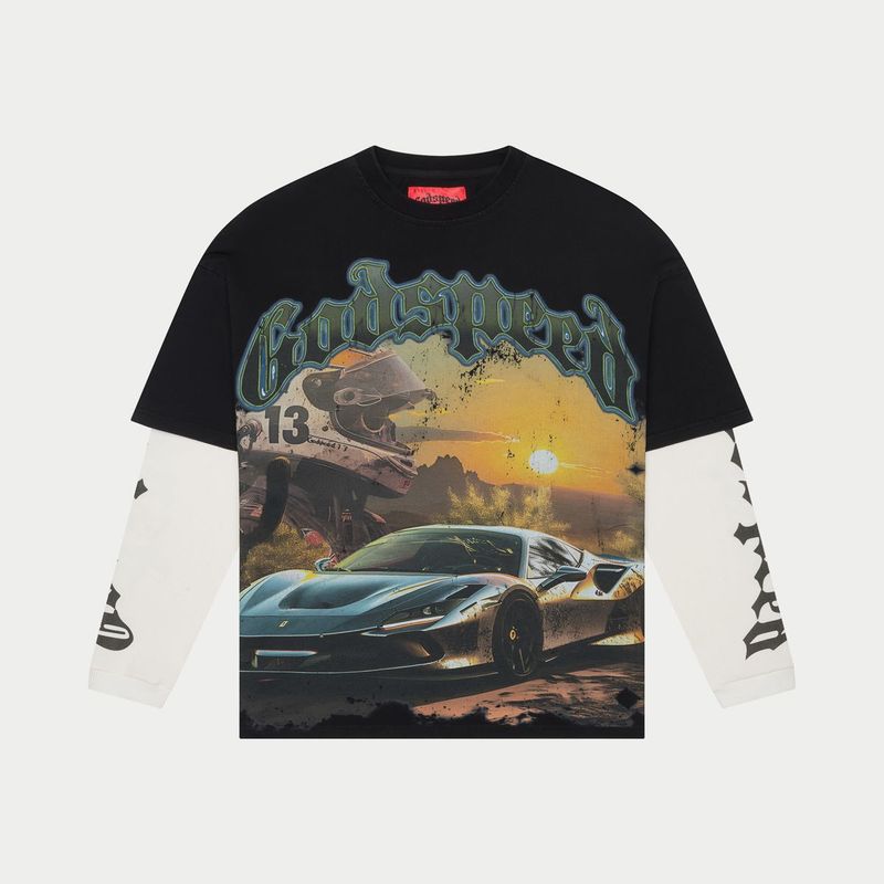 Godspeed Sunset Drift LS Black Wash