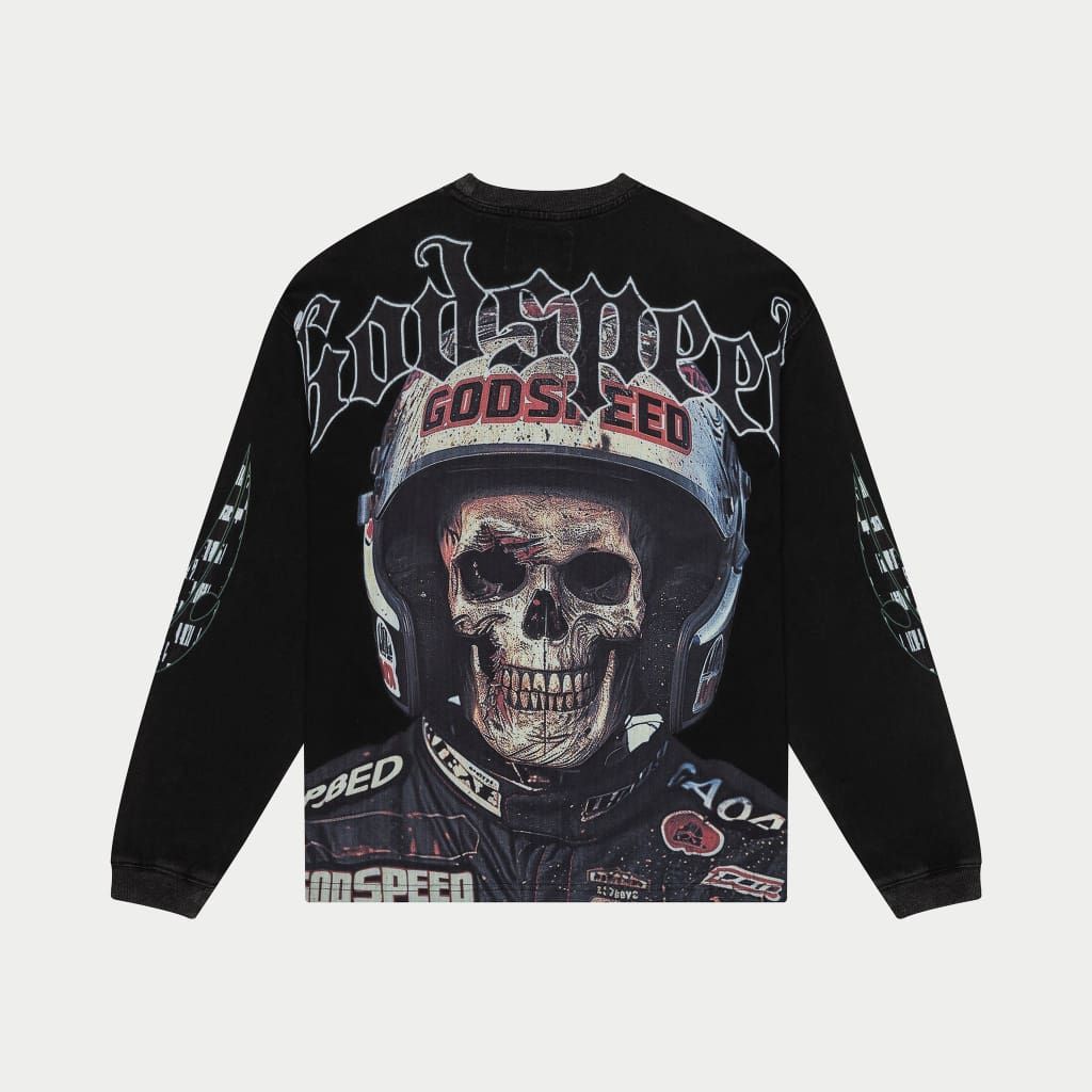 Godspeed Crashout LS Black Wash