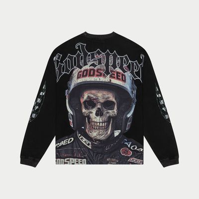 Godspeed Crashout LS Black Wash