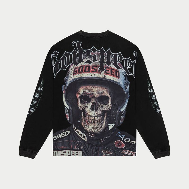 Godspeed Crashout LS Black Wash