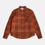Abc. Alumni Plaid Overshirt Orange