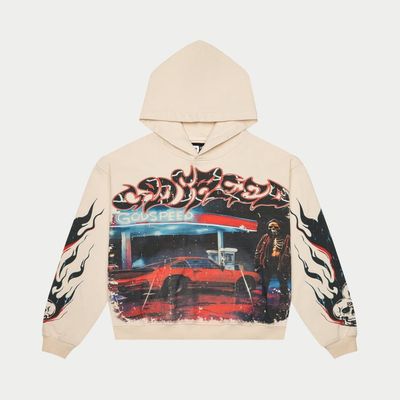 Godspeed Pitstop Hoodie Bone