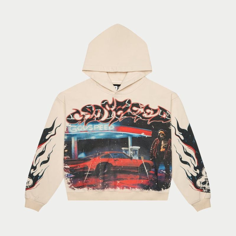 Godspeed Pitstop Hoodie Bone