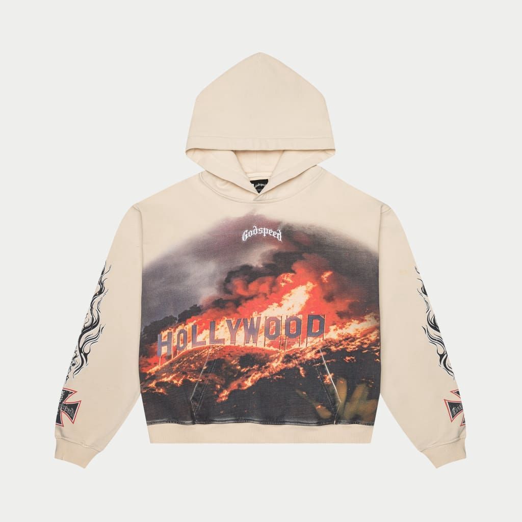 Godspeed Hollywood Inferno Hoodie Bone