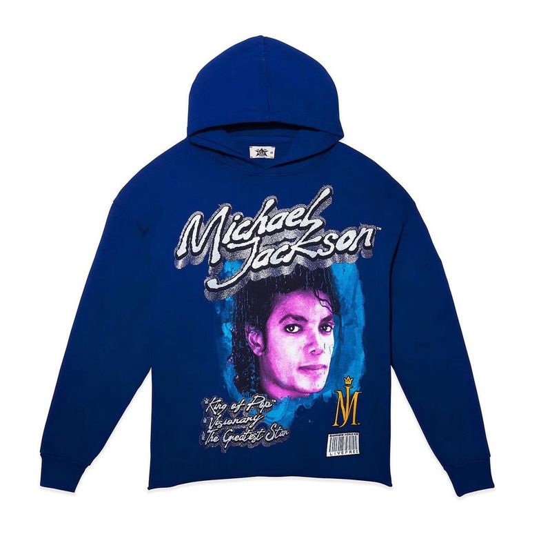 Barriers Michael Jackson Hoodie Blue