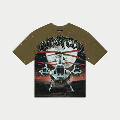 Godspeed Airstrike Tee Olive Wash