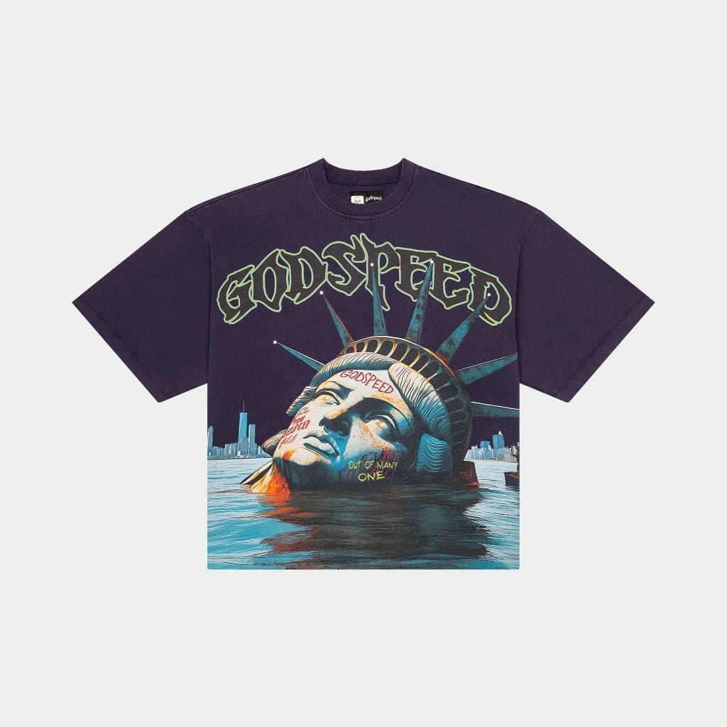 Godspeed Sunken Liberty Tee Navy