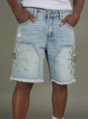 Politics Maud 201 Blue Wash Jorts
