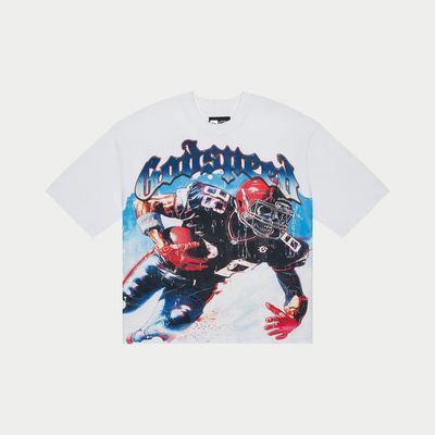 Godspeed Endzone Tee White