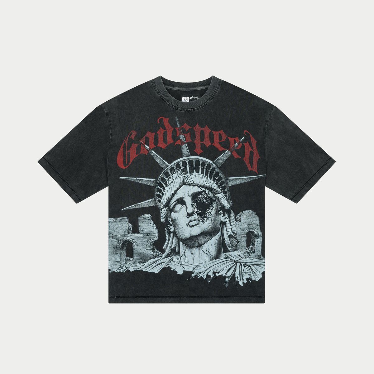 Godspeed R.O.M.E Tee Grey Wash