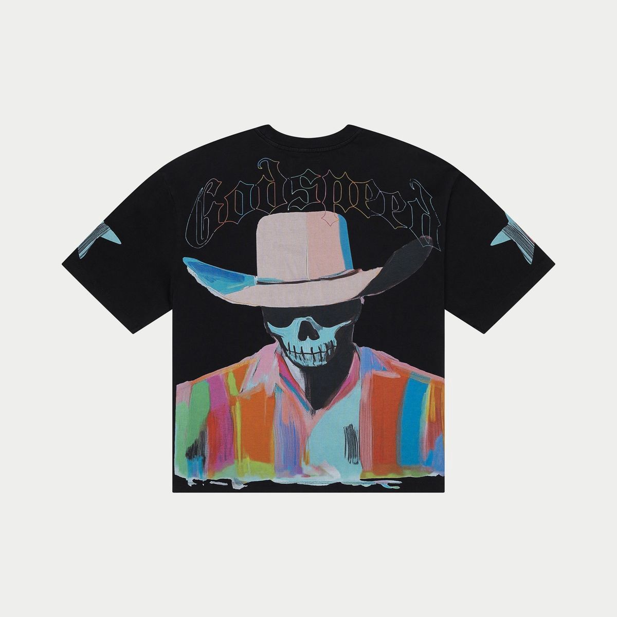 Godspeed Pastel Cowboy Tee Black