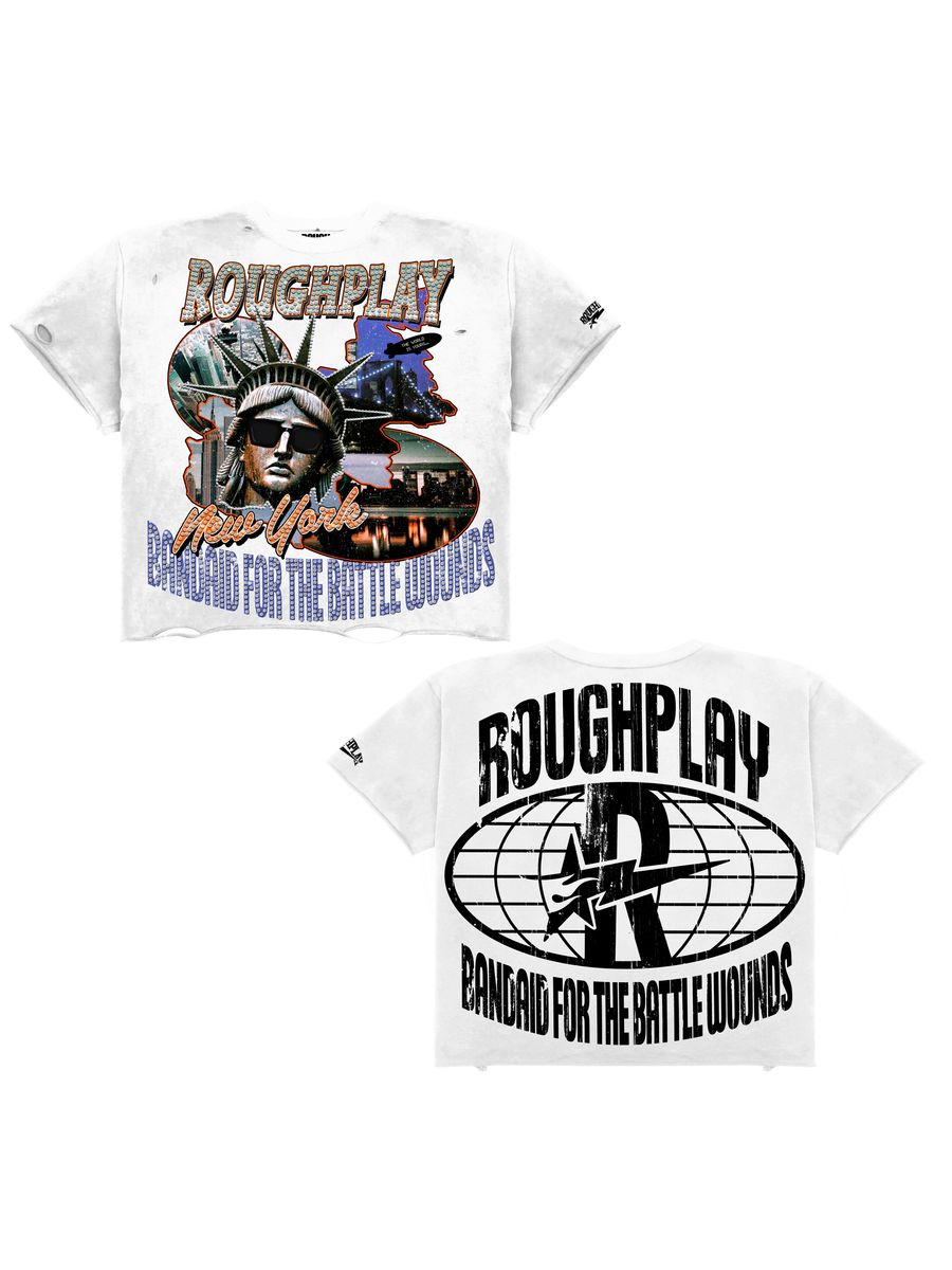 Roughplay New York Tee White