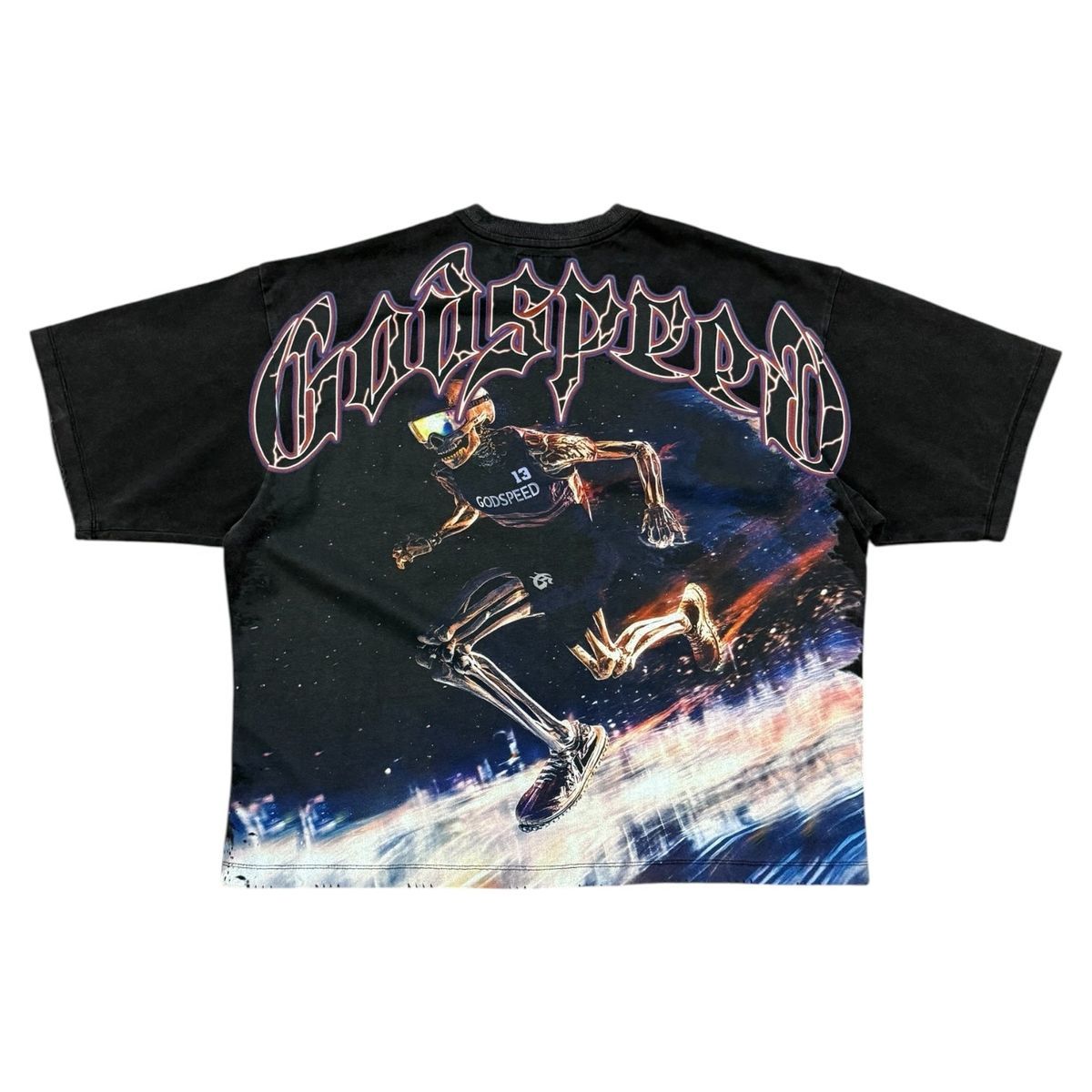 Godspeed GSPD Run Club Tee Black
