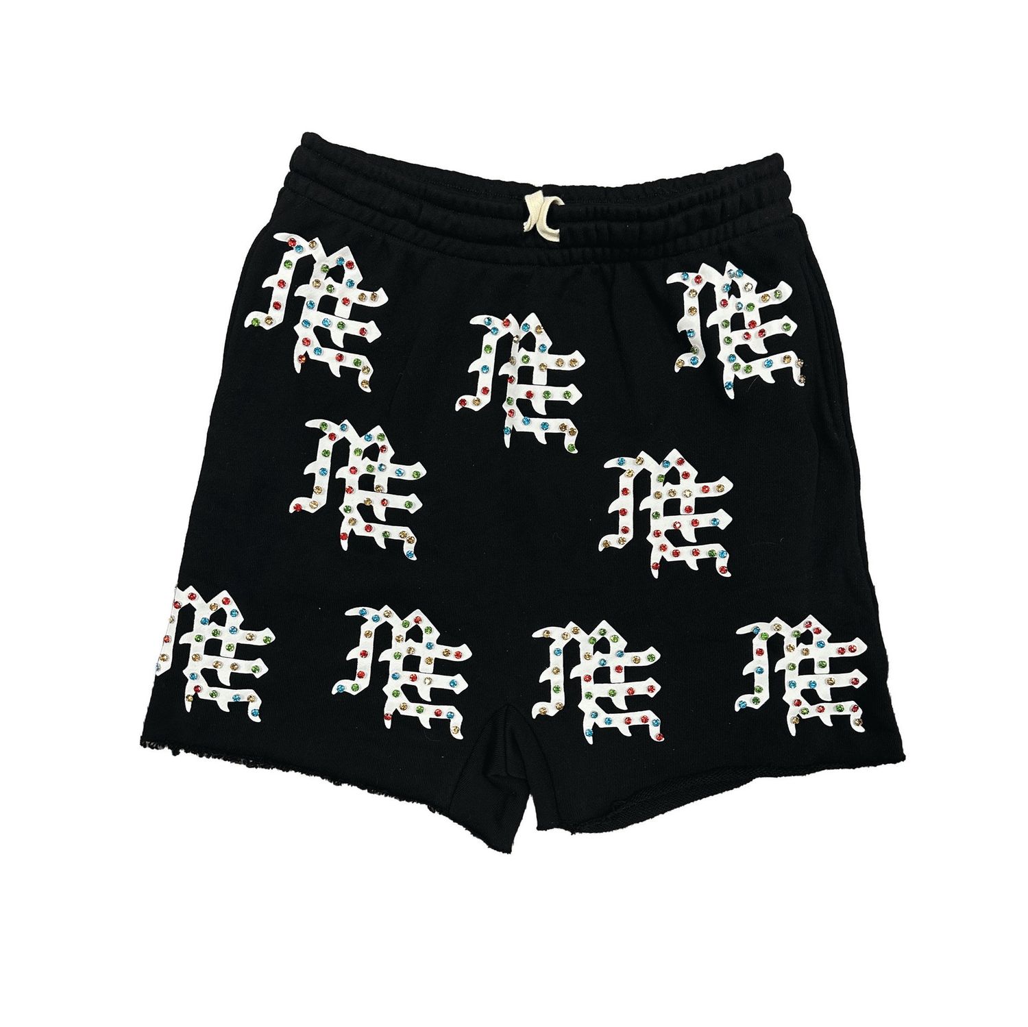 Mixed Emotions Black ME Logo Shorts