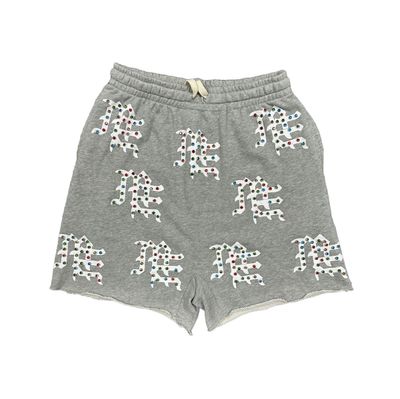 Mixed Emotions Grey ME Logo Shorts