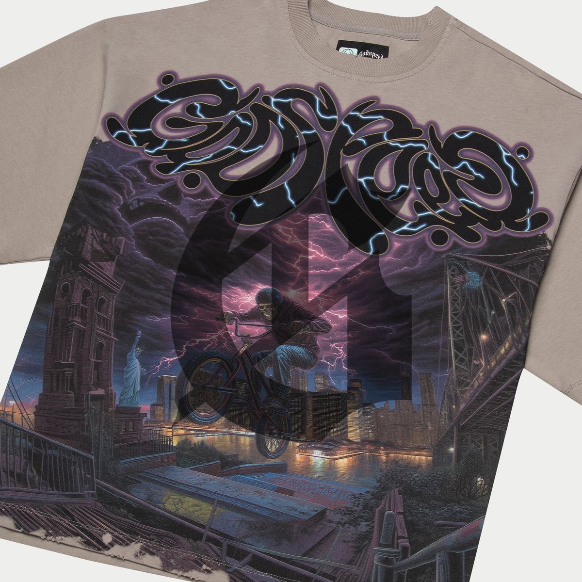 Godspeed B.M.X Tee Stone Wash