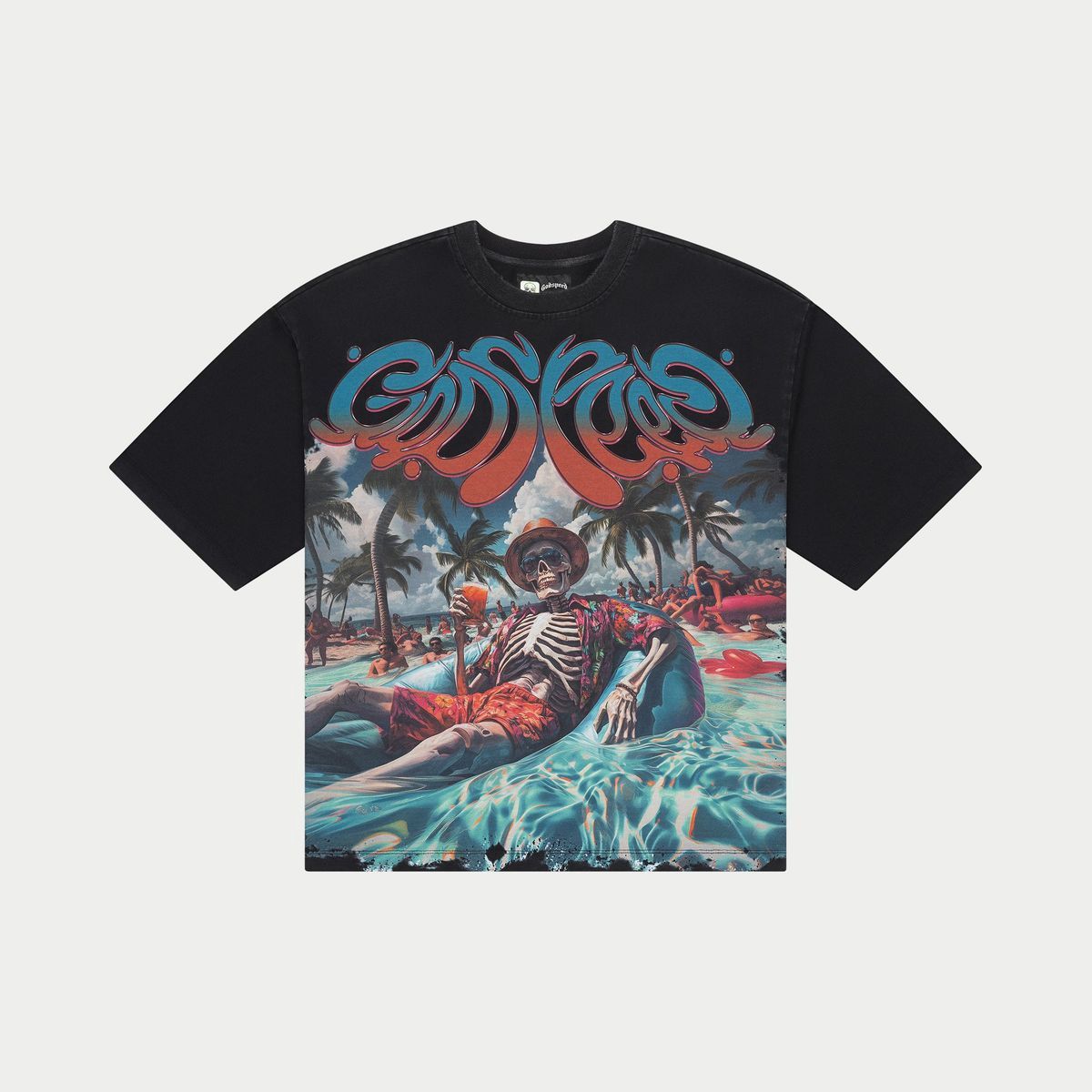 Godspeed Pool Party Tee Black