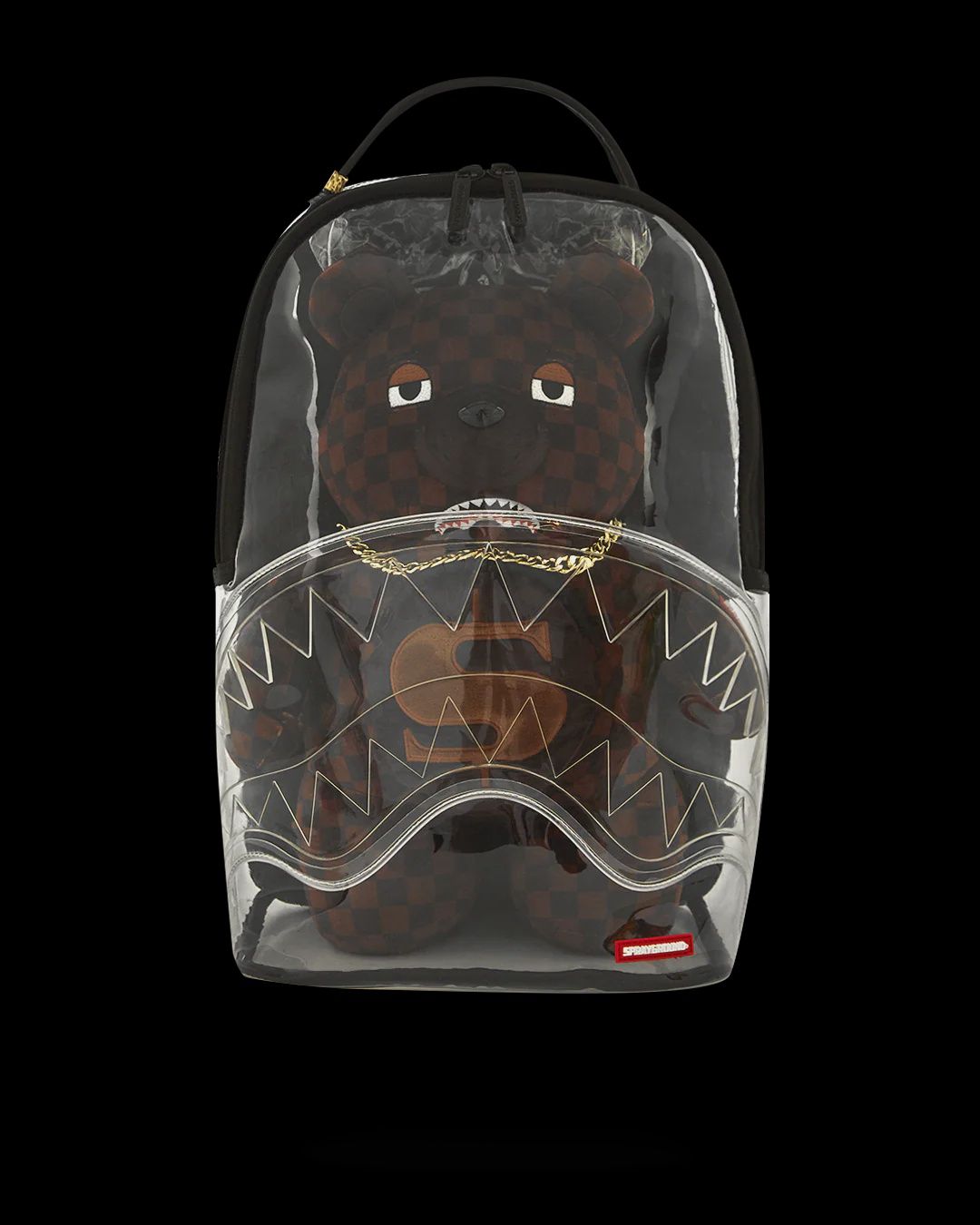 Sprayground CLEAR BACKPACK - SHARKS IN PARIS BEAR
