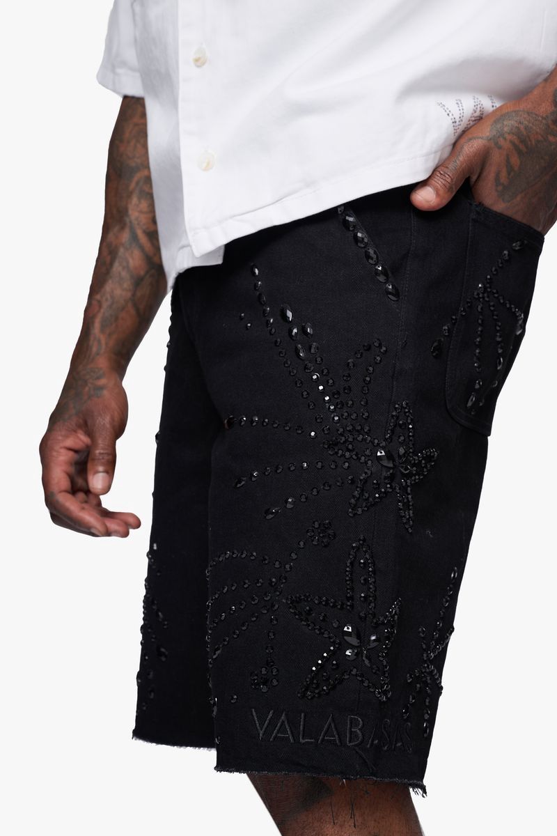 Valabasas Samba Jet Black Shorts