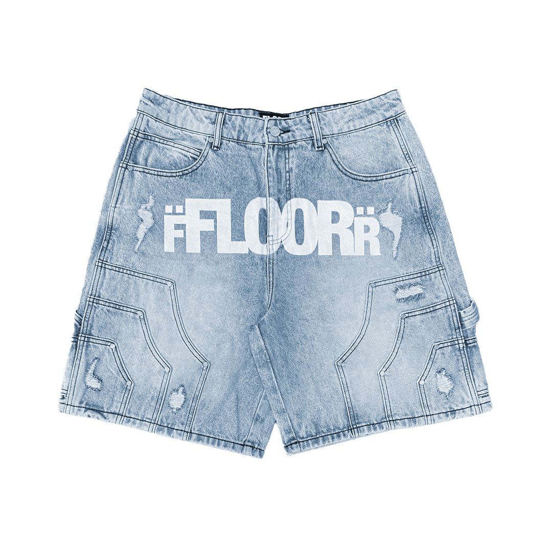 Floor 914 Blue Uniform Jort