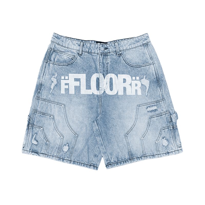 Floor 914 Blue Uniform Jort