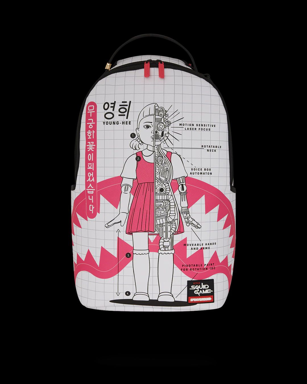 Sprayground SQUID GAME COLLAB ROBOT GIRL BACKPACK