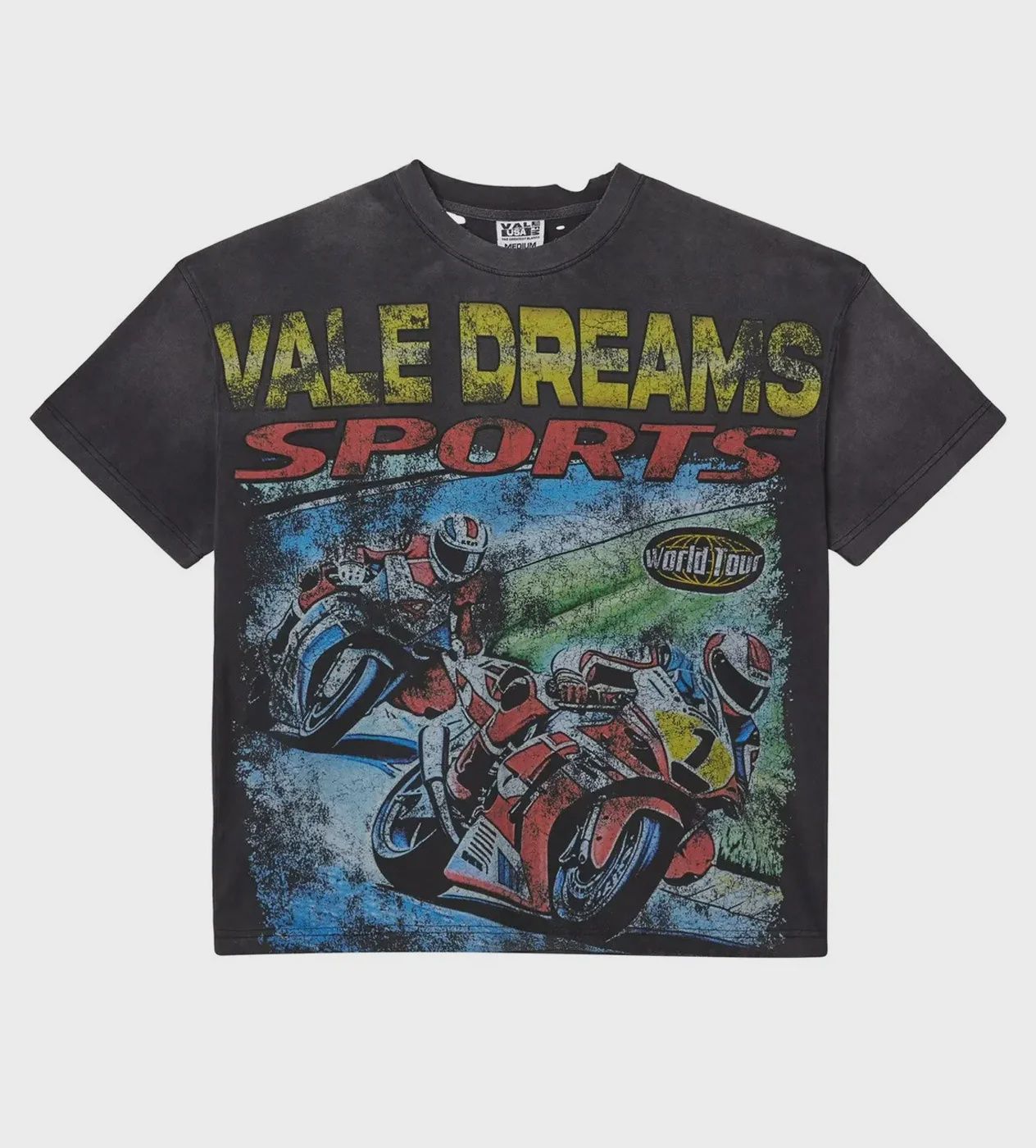 Vale Motor Cross Tee Black