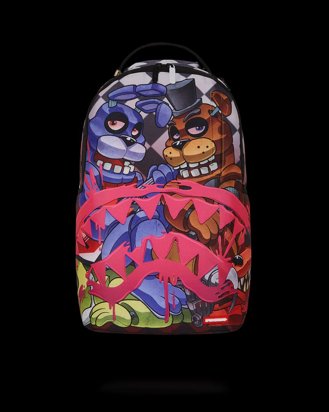 Sprayground FIVE NIGHTS AT FREDDYS CRAMMED CARNAGE DLXR BACKPACK