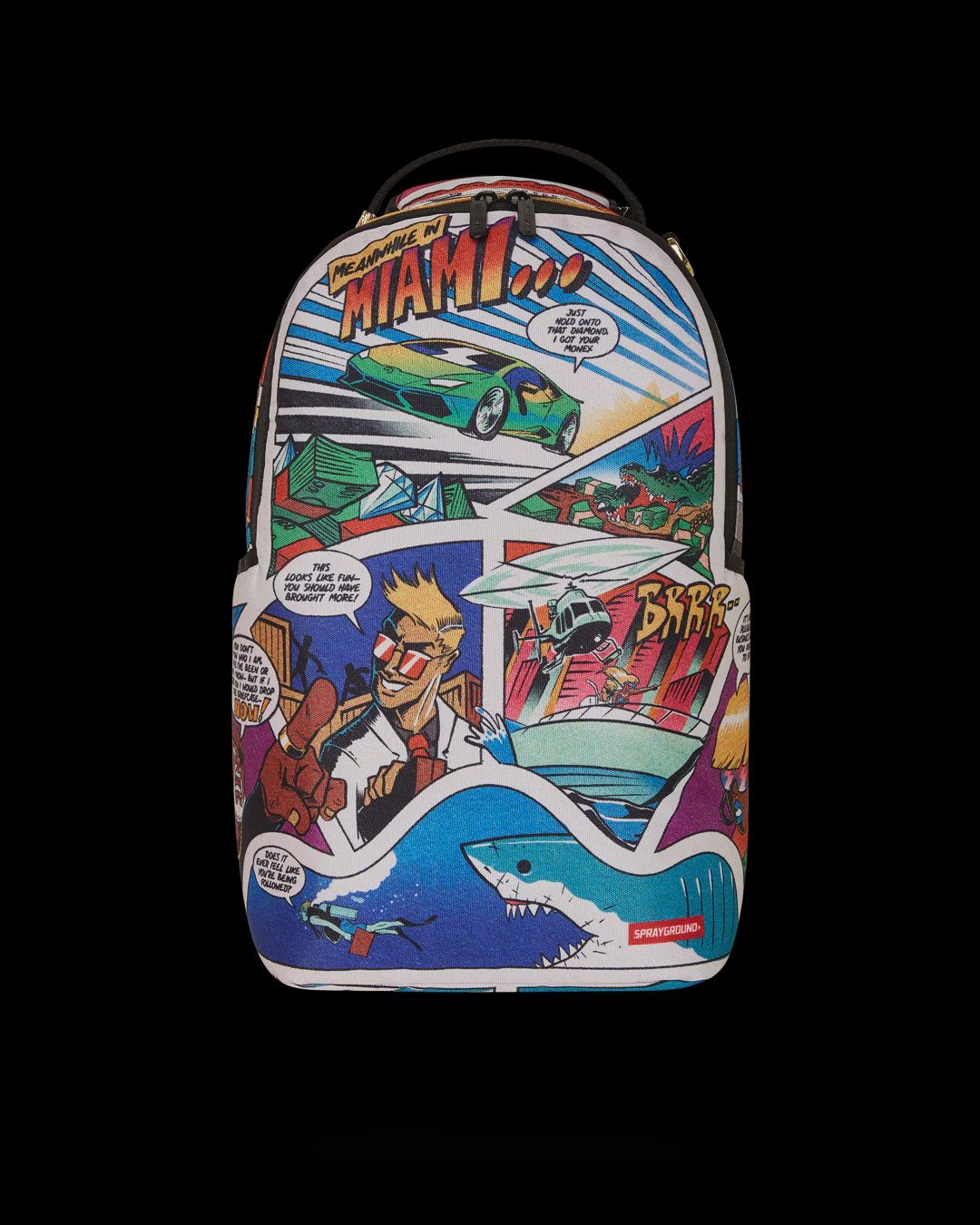 Sprayground 305 ACTION PACKED NIGHT SPOT DLXR BACKPACK