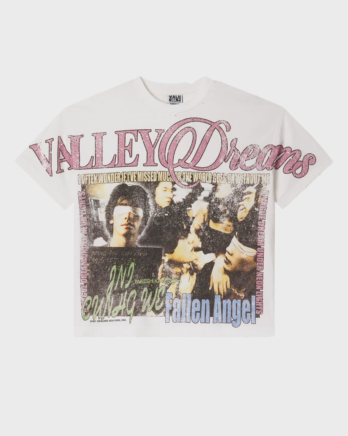 Vale Fallen Bling Tee White