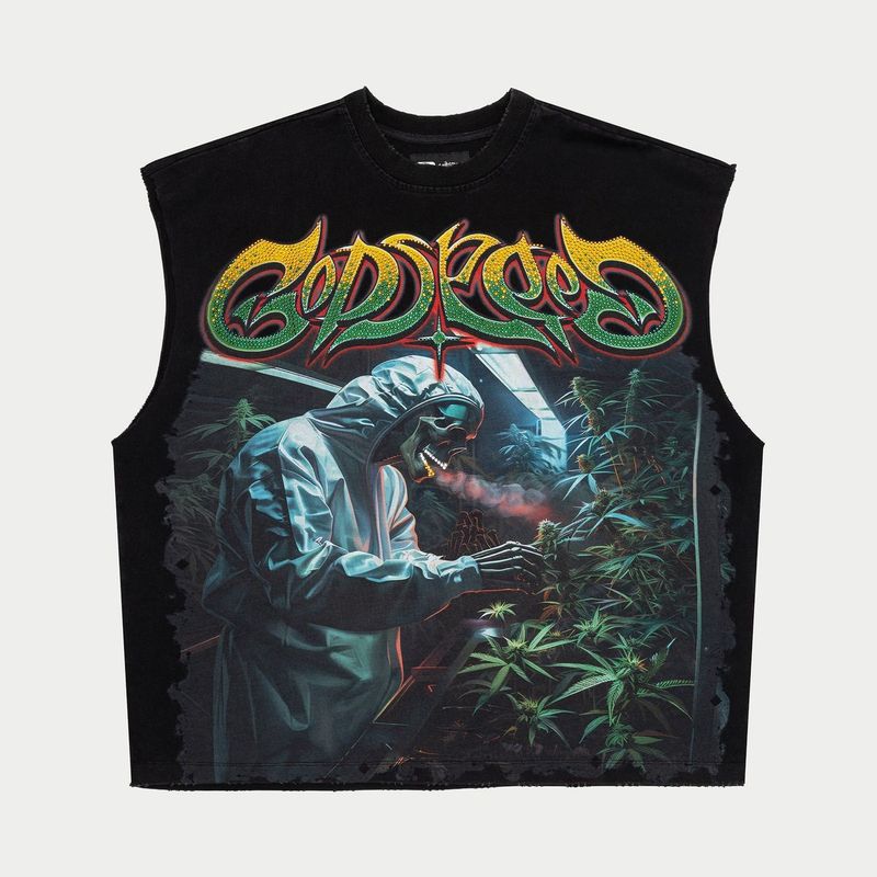 Godspeed 420 Indoor VVS Sleeveless Tee Black
