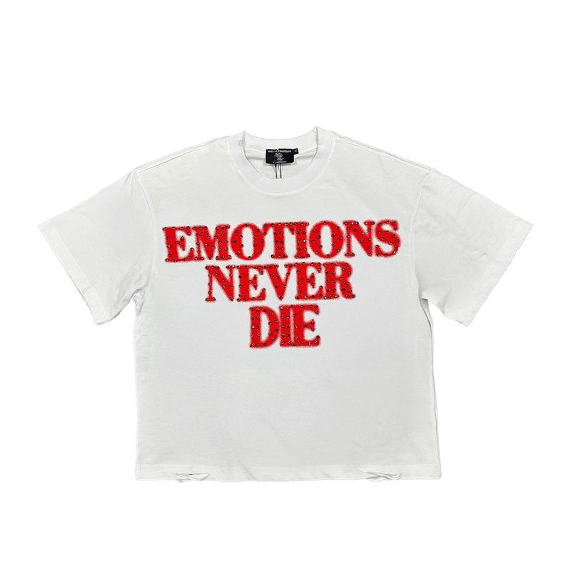 Mixed Emotions Red End Rhinestone Tee