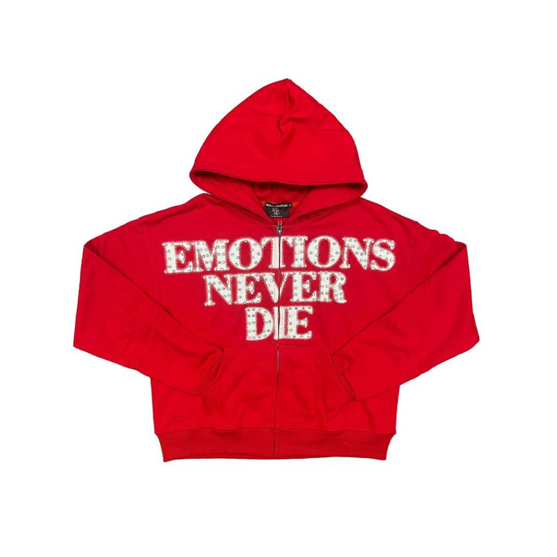 Mixed Emotions End Hoodie Red