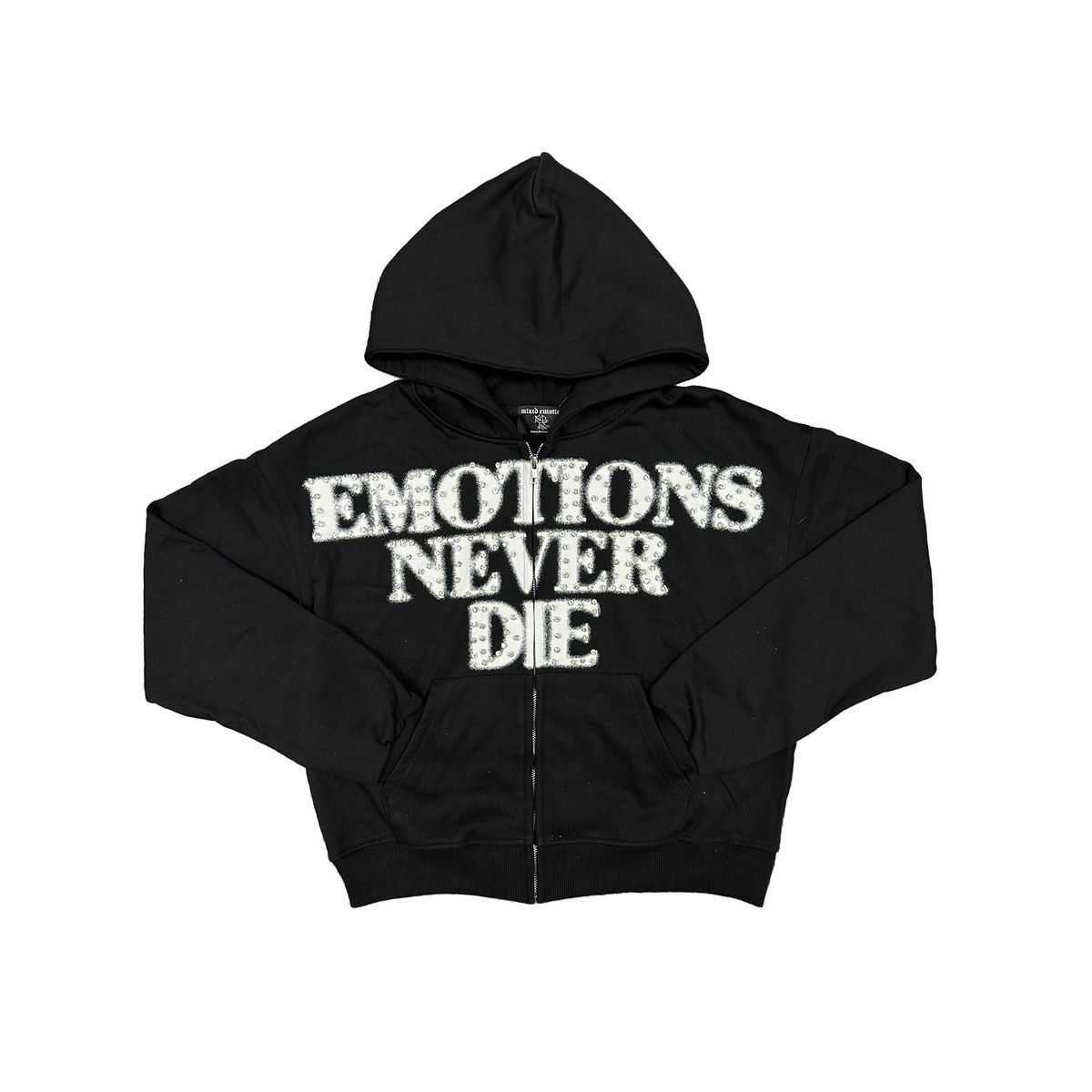 Mixed emotion End Hoodie Black