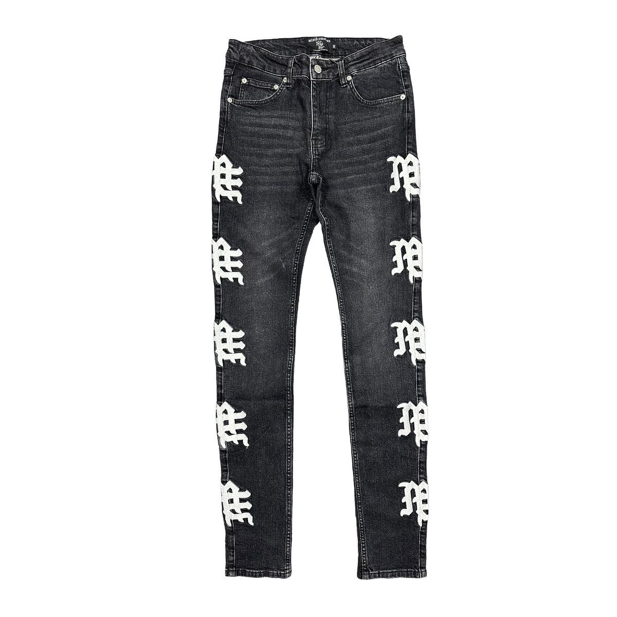 Mixed Emotions Monogram Denim Black Wash