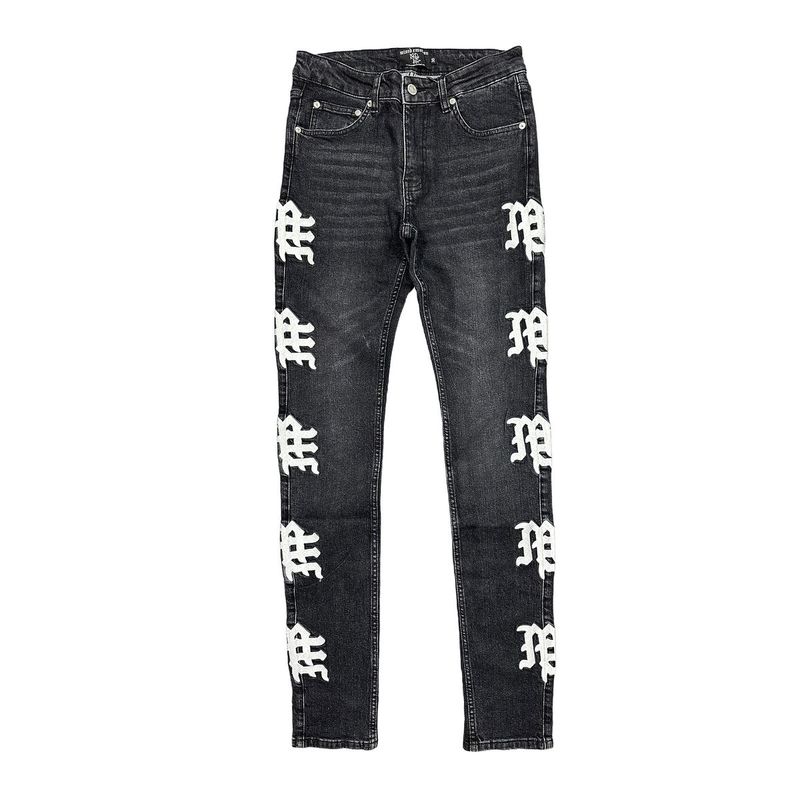 Mixed Emotions Monogram Denim Black Wash