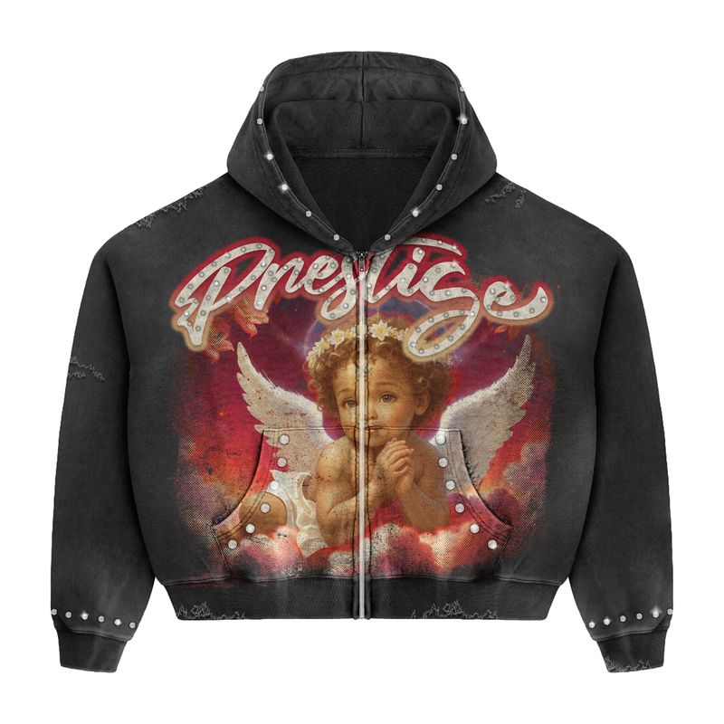Prestige Angel Hoodie Black/Red
