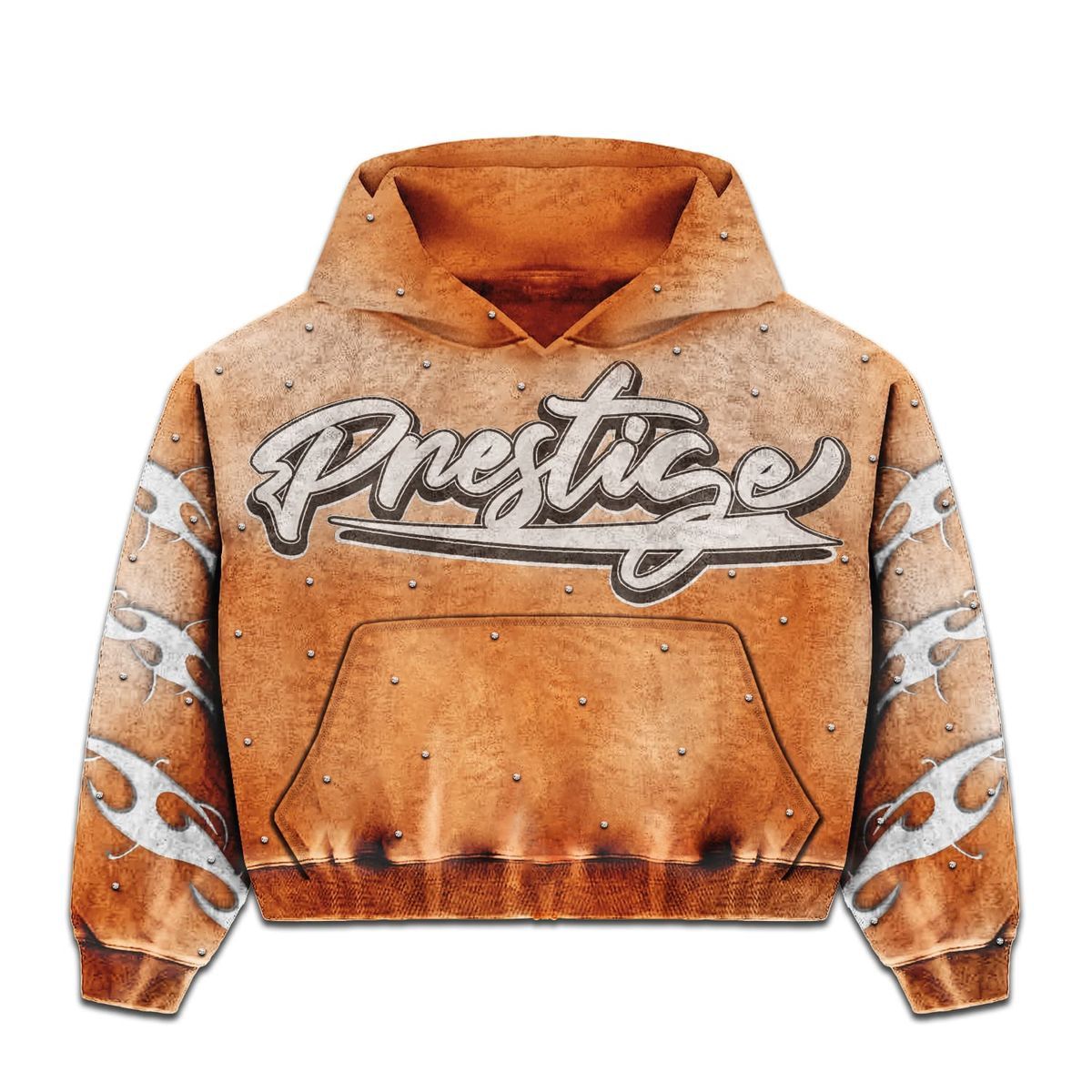 Prestige Flames Hoodie Orange