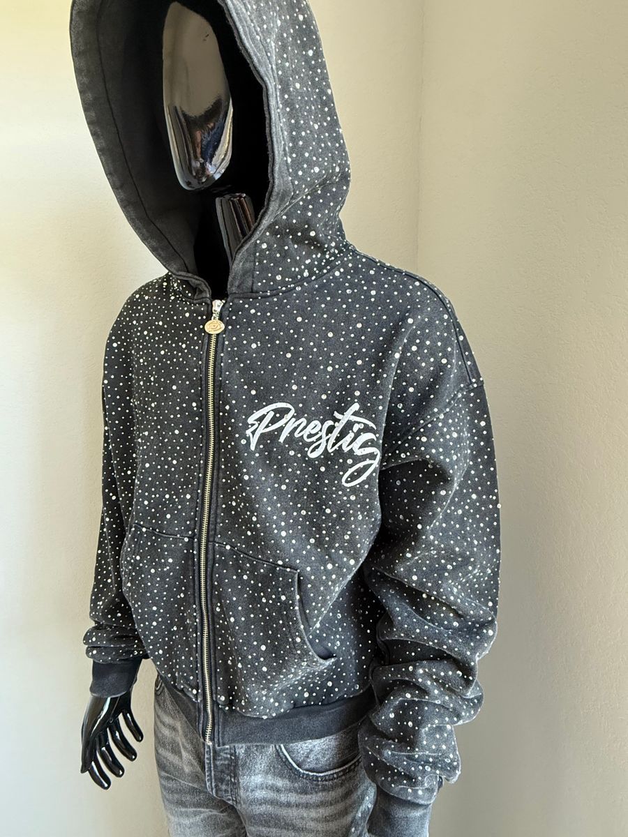 Prestige Diamond Hoodie Black