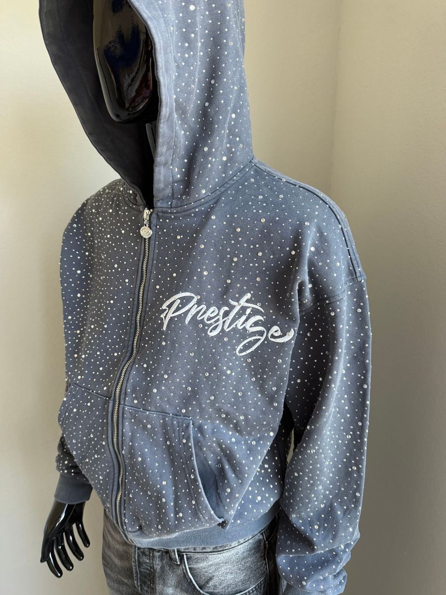 Prestige Diamond Hoodie Blue