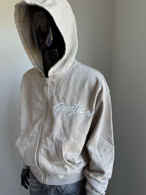 Prestige Diamond Hoodie Tan