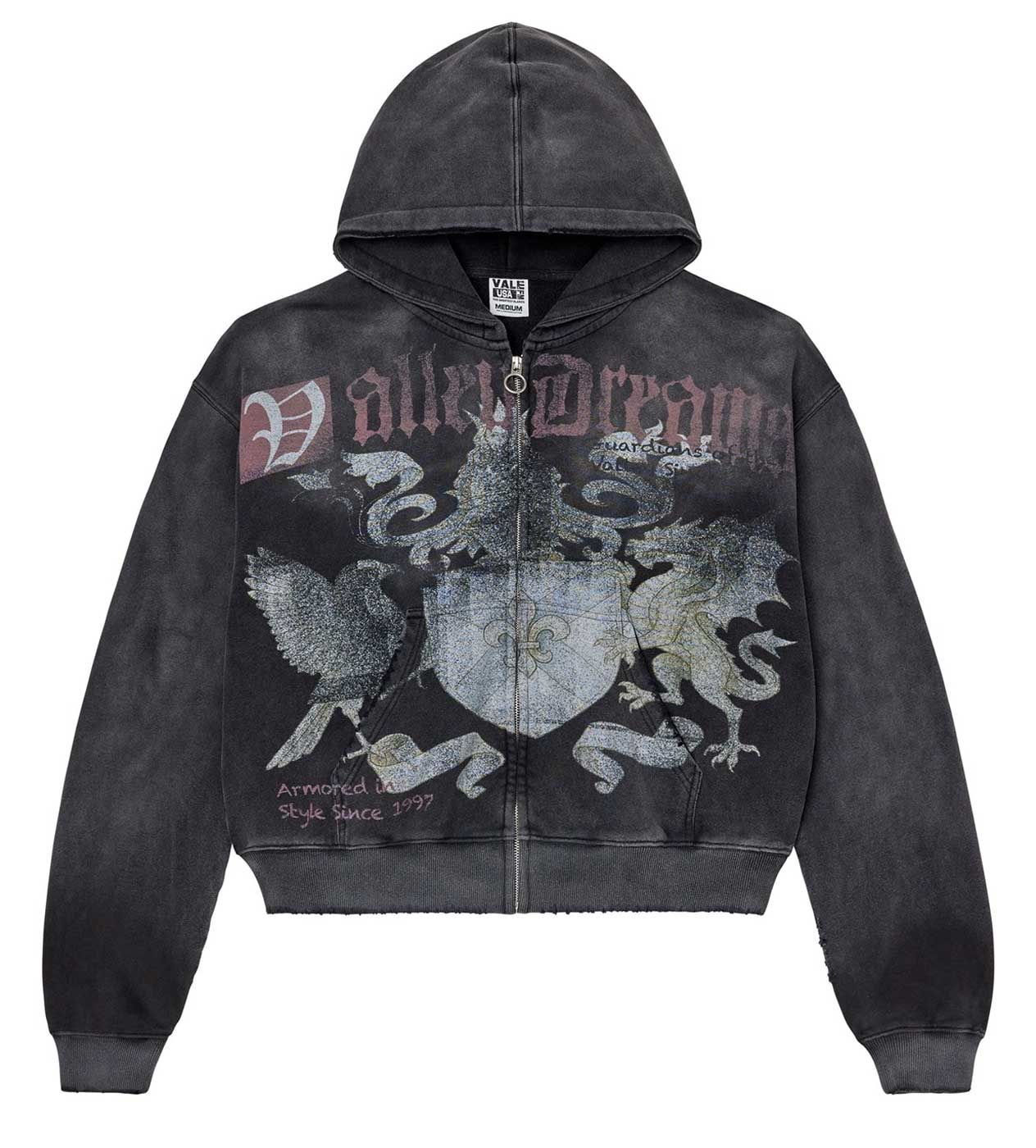 Vale Vandetta Zip Up Hoodie